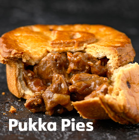 Grab a delicious Pukka Pie from The Chippy